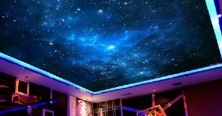 Натяжной потолок звездное небо Новый Уренгой, цена от 5282 руб.